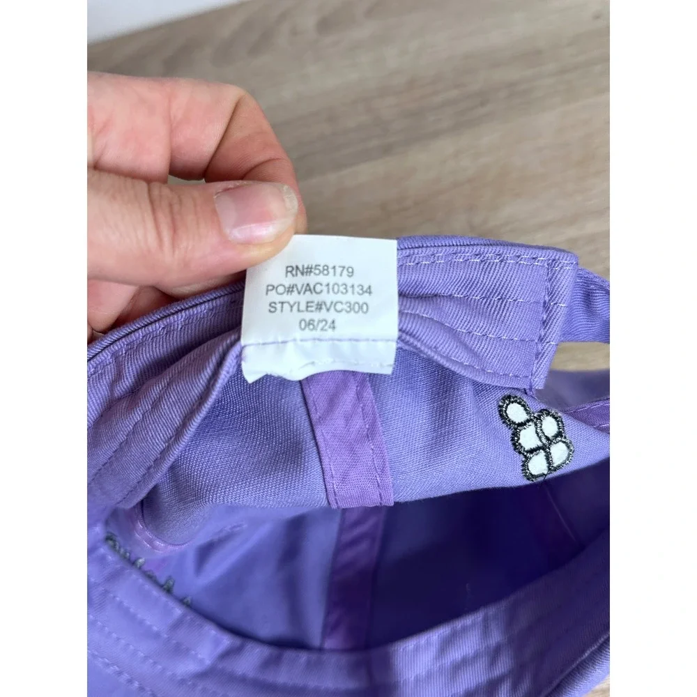 Maker Purple Cotton Baseball Cap Adjustable Dad Hat VC300 Lavender Embroidered